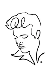 Perfil del hombre contemplativo