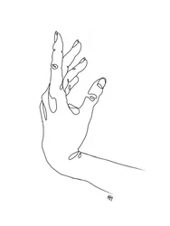 Un gesto elegante con la mano