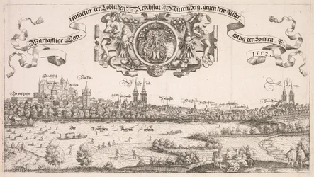 Vista panorámica de Núremberg: Parte central