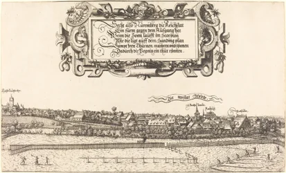 Vista de Núremberg desde el este (sección derecha)