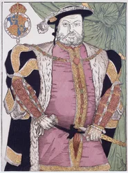 Rey Enrique VIII de Inglaterra (grabado)