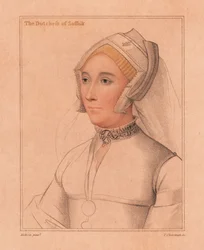 Catherine Brandon, Duquesa de Suffolk.,1812 (grabado)