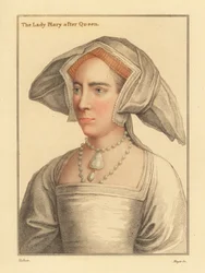 Lady Mary, hija del rey Enrique VIII,1812 (grabado)