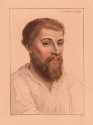 Sir Nicholas Poyntz (1510-1556), cortesano inglés.,1812 (grabado)
