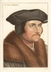 Sir Thomas More, Lord Canciller del Rey Enrique VIII,1812 (grabado)