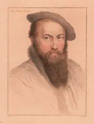 Sir Thomas Wyatt, embajador y poeta inglés.,1812 (grabado)
