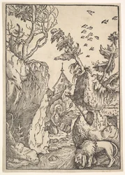 San Jerónimo en el desierto, ca. 1511