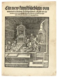 Taller de orfebre, c. 1538