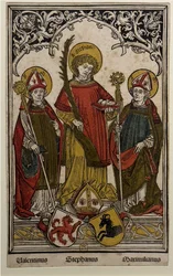 San Valentín, San Esteban y Santa Maximilia