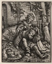 Sansón y Dalila, 1519