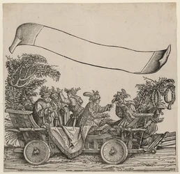 Locos naturales La Procesión Triunfal del Emperador Maximiliano I, ca 1515