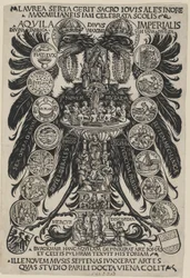 El águila imperial alegórica