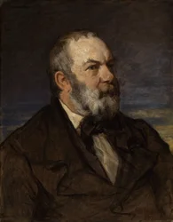 Retrato del pintor Johann Wilhelm Schirmer