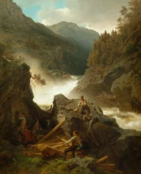 Río Rukkedals, Nes en Hallingdal