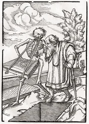 La muerte llega al anciano, o el ermitaño, de 