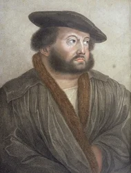 Retrato de Hans Holbein (14978-1543) grabado por Francesco Bartolozzi (1727-1815)