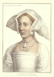 La reina María I de Inglaterra e Irlanda