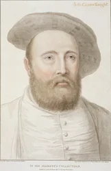 Sir George Carew (c.1514) grabado por Francesco Bartolozzi (1727-1815), 1795