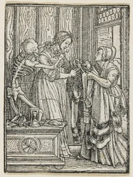 La condesa de la Danza de la Muerte (Lyon), 1538, 1523-1526