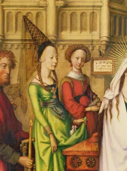 (detalle) La representación de Cristo en el Templo, 1500