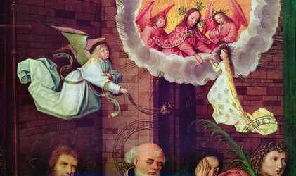 La Muerte de la Virgen (detalle)