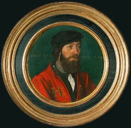 Un cortesano del rey Enrique VIII (pintura sobre madera de tilo)