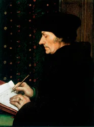 Desiderio Erasmo, humanista y erudito holandés, 1523