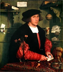 Alemán: Der Kaufmann Georg Gisze El mercader Georg Gisze