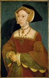 Jane Seymour, reina de Inglaterra, tercera esposa de Enrique VIII (óleo sobre madera de roble)