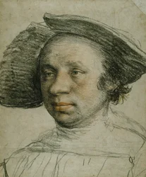 Retrato de un joven con sombrero de ala ancha, c.1524-26