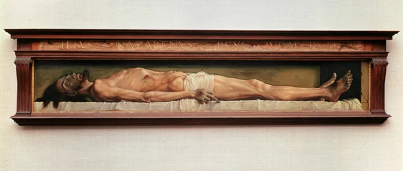 El Cristo muerto (pintura sobre lienzo)