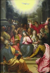 El descenso del Espíritu Santo, 1594-95