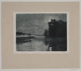 Paisaje. Luz de luna