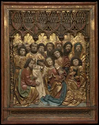 La muerte de la Virgen, 1486-90