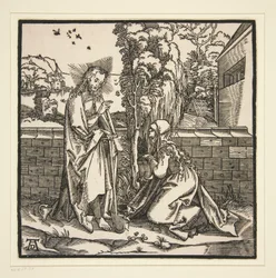 Cristo y la Magdalena