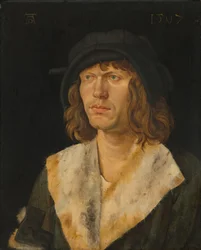 Retrato de hombre, c. 1507 (óleo sobre tabla)