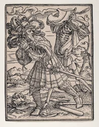 El Conde, de La danza de la muerte, ca. 1526, publicado 1538