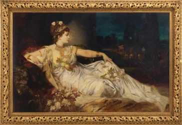 Charlotte Wolter (1834-1897) como «Mesalina» en «Arria y Mesalina» de Adolf von Wilbrandt