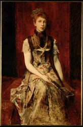 Dora Fournier-Gabillon ... (pintura sobre madera)