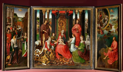 Retablo de San Juan Bautista y San Juan Evangelista ...