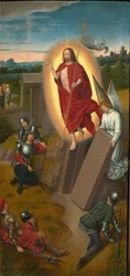 Tríptico del Calvario: La Resurrección, ala derecha, 1480s