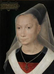 Detalle de Retrato de mujer joven