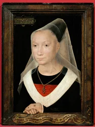 Retrato de una mujer joven (jadeando)