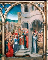Santuario de Santa Úrsula, Llegada a Roma, 1489