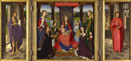 La Virgen y el Niño con santos y donantes