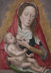 Virgen con el Niño, c. 1470-80 (óleo sobre madera)