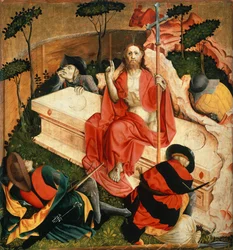 Resurrección, (detalle) del Retablo de Wurzach