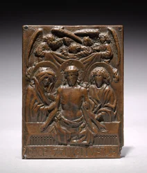 El Cristo muerto sostenido por la Virgen María y San Juan, 1427-1467