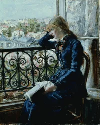 En la ventana, 1881