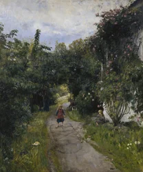 Rayuela, Paradis (óleo sobre lienzo)